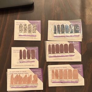 Color Street Glitter and Solid Nail Strips Collection